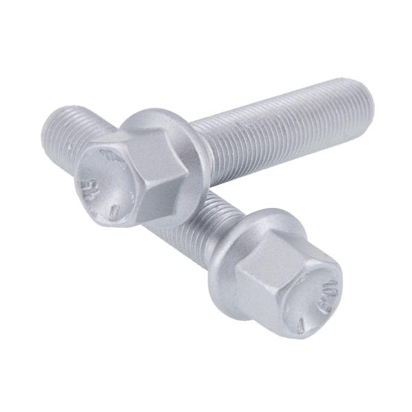 Radschrauben M12x1,5 47 SW17 Kugelbund R12 Silber