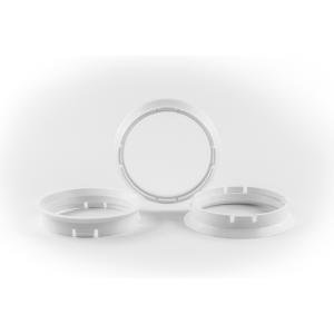 4 Zentrierringe 63,3mm auf 57,1mm Kunststoff