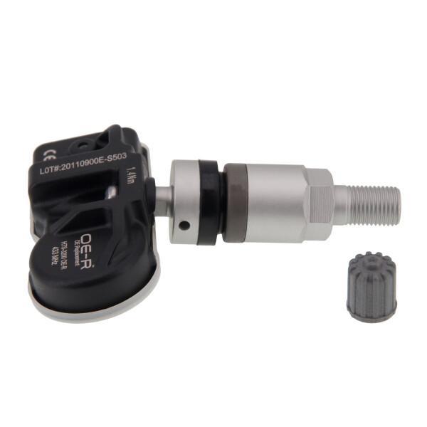levando RDKS Reifendrucksensoren passend für Fahrzeuge der Xenon XT  Reihe von 2016 bis 2017 - 4 Stück - Reifendruckkontrollsystem, OE-Vergleichs Nr. 5.50255E+11 - Farbe Silber