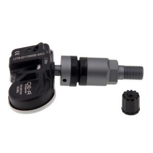 levando RDKS Reifendrucksensoren passend für Fahrzeuge der i10 IA Reihe von 2013 bis 2019 - 4 Stück - Reifendruckkontrollsystem, OE-Vergleichs Nr. 52933B2100 - Farbe Grau