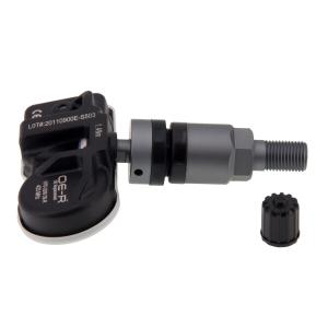 levando RDKS Reifendrucksensoren passend für Fahrzeuge der Fiesta B299 Reihe von 2014 bis 2017 - 4 Stück - Reifendruckkontrollsystem, OE-Vergleichs Nr. EV6T1A180CB - Farbe Grau