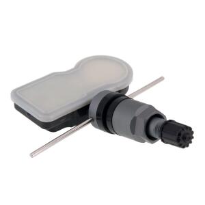 levando RDKS Reifendrucksensoren passend für Fahrzeuge der Fiesta B299 Reihe von 2014 bis 2017 - 4 Stück - Reifendruckkontrollsystem, OE-Vergleichs Nr. EV6T1A180CB - Farbe Grau